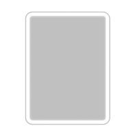 BelBagno  SPC-MAR-600-800-LED-BTN Зеркало настенное с LED подсветкой