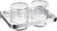Cezares CZR-F-8920A Maxima Стакан для зубных щёток двойной, хром