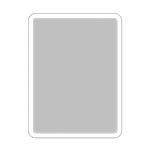 BelBagno  SPC-MAR-600-800-LED-BTN Зеркало настенное с LED подсветкой