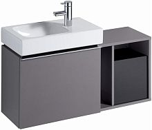 Geberit iCon 840239000 Боковой шкафчик, 370х400х273 мм, цвет: платина глянец купить  в интернет-магазине Сквирел