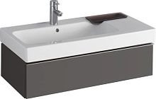 Geberit iCon 841291000 Шкафчик под раковину 890x240x477 мм, темно-серый, матовый купить  в интернет-магазине Сквирел