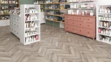 Плитка кварц-виниловая Alpine Floor Альпийский шеврон LVT (Chevron Alpine LVT) ECO 20-8 Дуб Исида Chevron