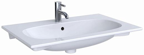 Geberit 500.641.01.2 Acanto Встраиваемая раковина Slim 75х48 см, белая