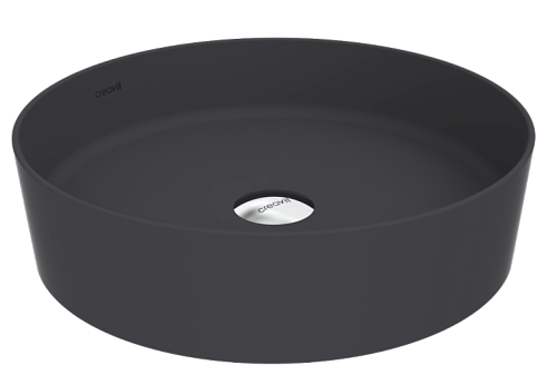 Creavit LP145-00AM00E-0000 Loop Раковина накладная 45х45 см, антрацит