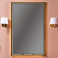 Зеркало Armadi Art Monaco с подсветкой 70*110 см глянец капучино + золото 566-CPG купить  в интернет-магазине Сквирел