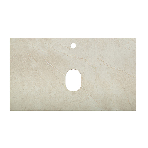 BelBagno KEP-80-MCO Marmo Столешница 80 см из керамогранита, Crema Opaco (кремовый матовый) купить  в интернет-магазине Сквирел