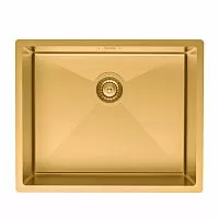 IDDIS, EDI54B0i77 Edifice Мойка, нержавеющая сталь, универсального монтажа 54х44 см, матовое золото