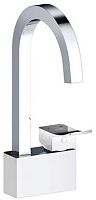 WasserKraft 1067WHITE Aller Смеситель для кухни, с поворотным изливом, белый/хром