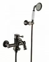 Lemark LM6302RB Peretto Смеситель для ванны, черный кофе
