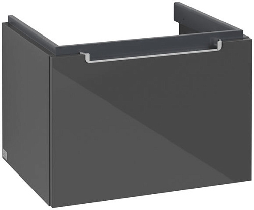 Villeroy & Boch A68700FP Subway 2.0 Тумба под раковину 59х45 см, серый глянцевый (Glossy Grey)