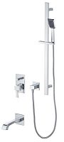 Caprigo 50-210-сrm Diamante Комплект для ванны, хром
