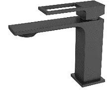BelBagno LUC-LVM-NERO Luce Смеситель для раковины, с донным клапаном, чёрный