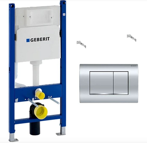 Geberit  458.163.21.2 Инсталляция для унитаза, с клавишей