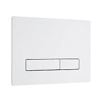 KKPol 350/PSM/010-00-00 Vitrum Metal Смывная клавиша для инсталляции Slim, белый матовый
