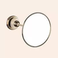 TW Harmony TWHA025oro 025, подвесное зеркало косметическое увеличительное круглое диам.14см, цвет держателя: золото, купить  в интернет-магазине Сквирел