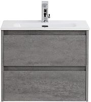 BelBagno KRAFT 39-500/390-2C-SO-CG База под раковину 50х39 см, подвесная, Cemento Grigio (цемент) (Цемент)