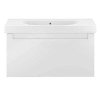 Kerama Marazzi BGP.100.1+1/WHT Buongiorno Plus Тумба под раковину подвесная 100х46 см, белый глянец/дуб Кантри