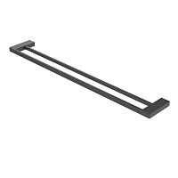 Cezares SLIDER-THD-80-NOP Полотенцедержатель двойной 80 см, исполнение черный матовый