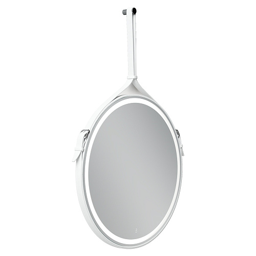 Sancos DA650W Dames Зеркало для ванной комнаты D65 см, с подсветкой, белый ремень купить  в интернет-магазине Сквирел