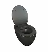 Creo ceramique COMBO-AV1100MB/AV1001TMB Avignon Унитаз подвесной 37х54 см, черный