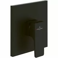 Villeroy & Boch TVS125002000K5 Architectura Square Смеситель скрытого монтажа, однорычажный, черный матовый (Black Matt)