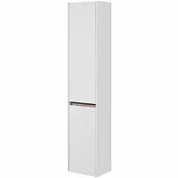 Акватон 1A249403NT01L Нортон Шкаф - колонна 34х160 см, левый, белая глянец купить  в интернет-магазине Сквирел