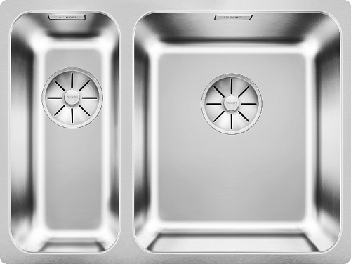 Мойка для кухни Blanco SOLIS 340/180-IF чаша справа нерж.сталь полированная с отв. арм. InFino® 526130 снято с производства