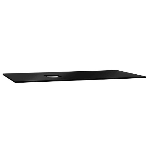 Vitra 65714 Origin Столешница стеклянная 91х48 см, левосторонняя, черная снято с производства