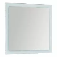 Dreja 77.9012W Kvadro Зеркало, 80x85 см, инфракрасный выключатель/LED-подсветка, белое купить  в интернет-магазине Сквирел