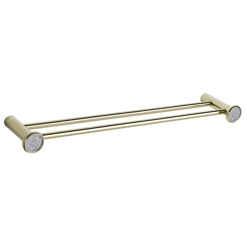 Abber Glanz AA1H53SG Полотенцедержатель двойной Abber Glanz AA1H53SG Полотенцедержатель двойной купить в интернет-магазине Сквирел