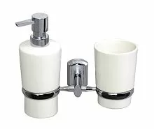 WasserKRAFT K-28189 Держатель стакана и дозатора купить  в интернет-магазине Сквирел