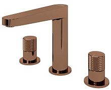 WasserKraft 8835 Paar Смеситель для раковины встраиваемый, розовое золото