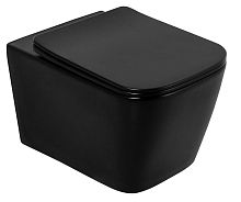 BelBagno BB3202CHR-MB ARDENTE-C Чаша унитаза подвесного, 36х52 см, черная