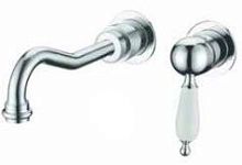 Boheme 267-Royale/CRST Tradizionale Смеситель для раковины, хром/белый