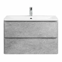 BelBagno ALBANO-800-2C-SO-CVG База под раковину 80х45 см, подвесная, Cemento Verona Grigio (серый цемент) купить  в интернет-магазине Сквирел