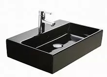 Villeroy & Boch 513560S0 Memento Раковина на столешницу 60х42 см, черный глянцевый (Glossy Black) CeramicPlus