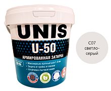 UNIS U-50 светло-серый С07, 1 кг Цементная затирка