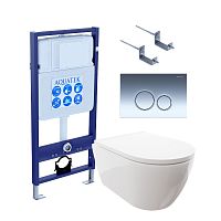 Aquatek Поларис SET AQUATEK ПОЛАРИС-018 4в1 Инсталляция с подвесным унитазом