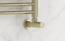 Сунержа 020-1400-1234 Вентиль угловой, (цилиндр) G 1/2" НР х G 3/4" НГ, шампань