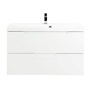 BelBagno VITTORIA-1000-2C-SO-BL-P База под раковину 100х45 см, подвесная, Bianco Lucido (белый глянец)