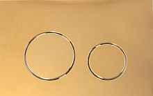 KKPol SPP/037/SG/K M11 Смывная клавиша для инсталляции, золото глянец