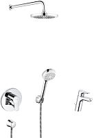 KLUDI 376300565 PURE&EASY Комплект для душа 7in1, хром