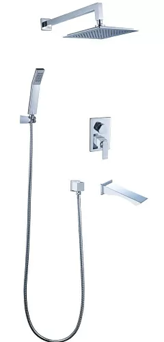 Lemark LM5822CW Contest Душевой комплект, белый