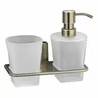 WasserKRAFT Exter K-5289 Держатель стакана и дозатора купить  в интернет-магазине Сквирел