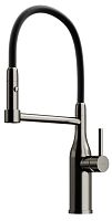 Sancos SC4011GG Pride Смеситель для кухни с гибким изливом, вороненая сталь/черный