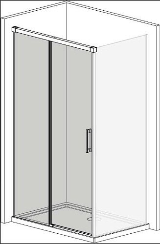 Radaway  387044-92-01L Душевая дверь