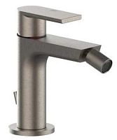 Gessi 38607-149 Via Manzoni Смеситель для биде, с донным клапаном, нержавеющая сталь Gessi 38607-149 Via Manzoni Смеситель для биде, с донным клапаном, нержавеющая сталь