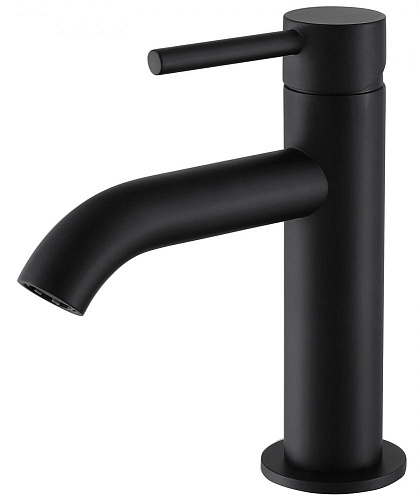 ABBER AF8110B Wasser Kreis Смеситель для раковины, черный матовый