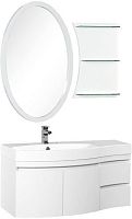 Aquanet 00169414 Опера Комплект мебели для ванной комнаты, белый купить  в интернет-магазине Сквирел