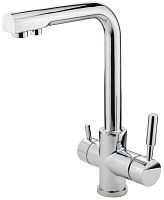Migliore 26618 Cucina Fortis Смеситель для кухни монокомандный, высокий, совмещенный с краном для питьевой воды, хром